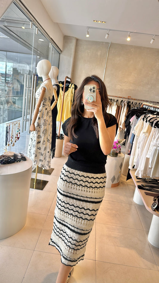 Blusa negra Miou Muse