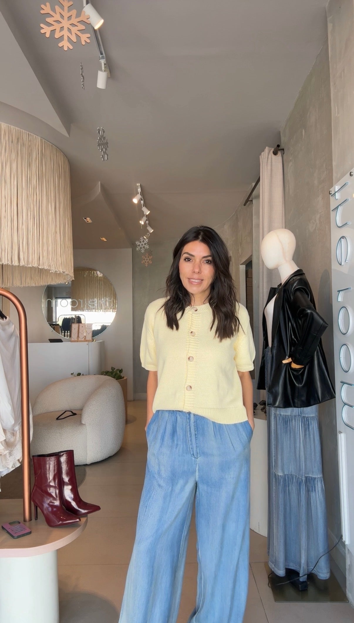 Blusa amarillo mantequilla