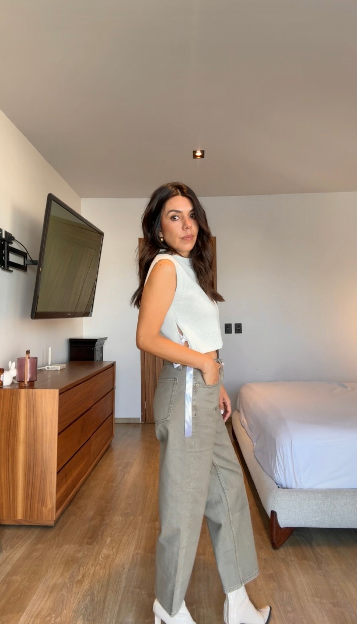 Pantalón verde olivo