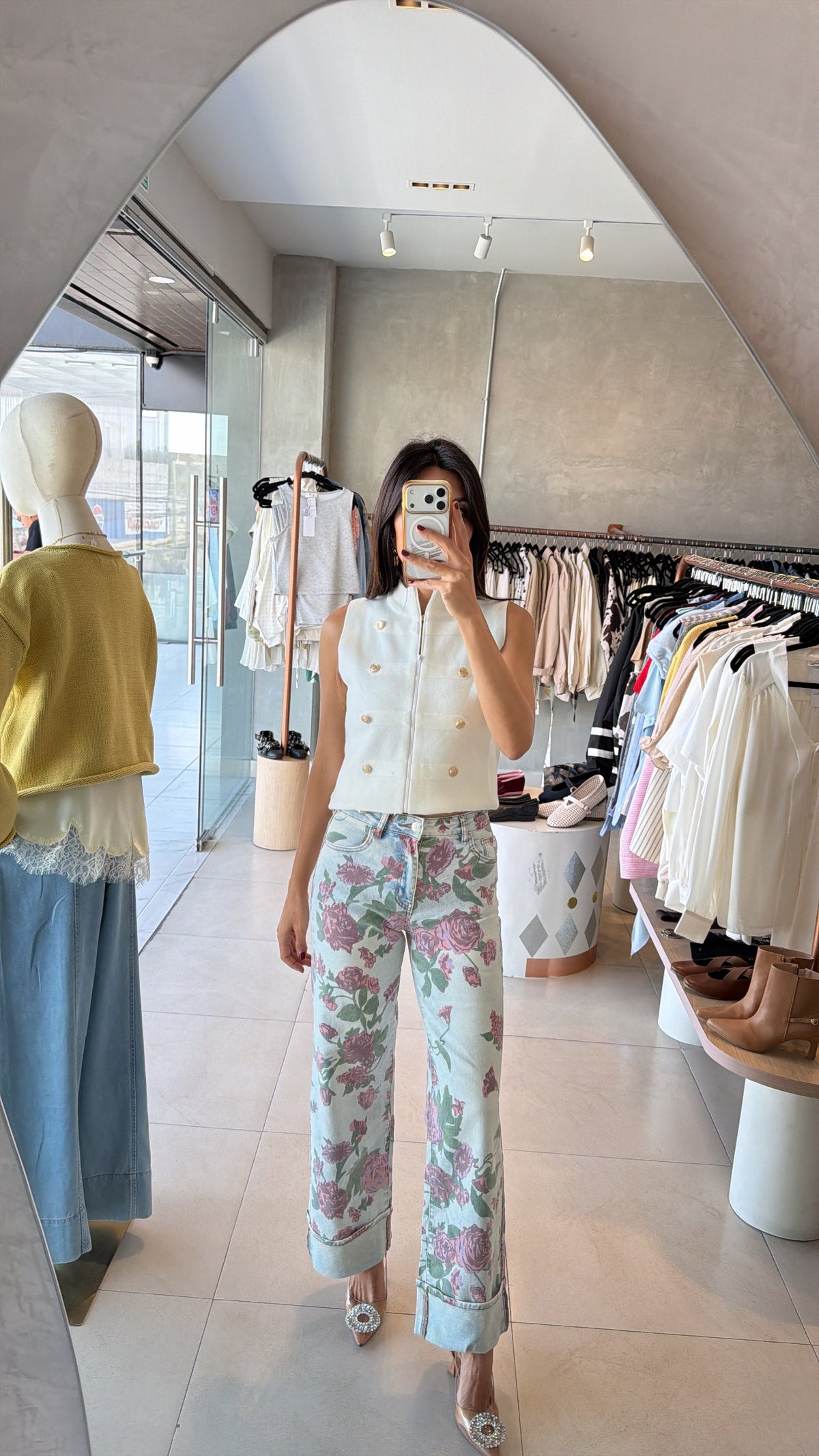 Jeans flores
