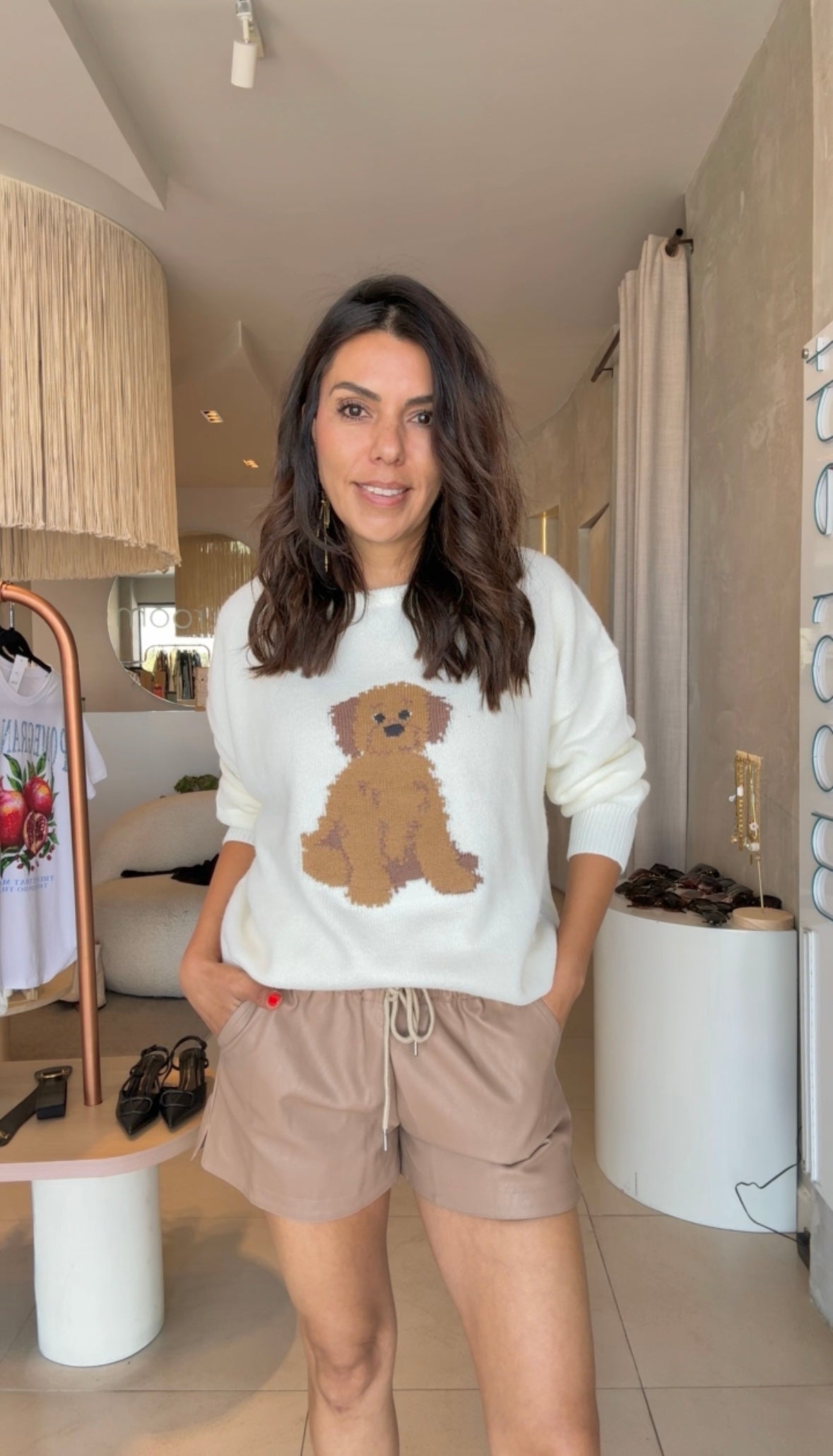 Short camel vinipiel