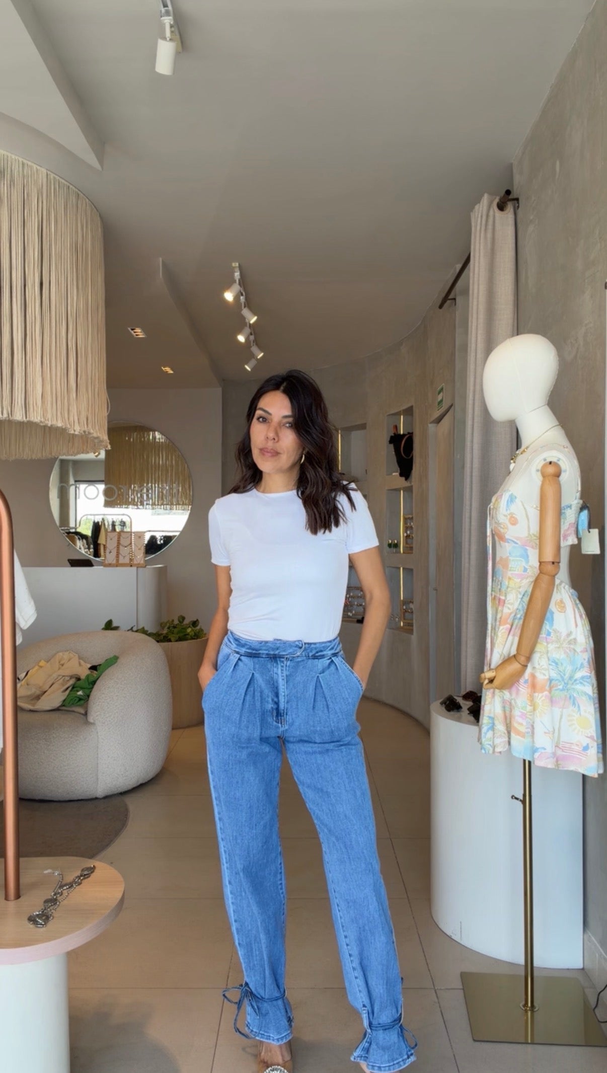 Jeans denim balloon