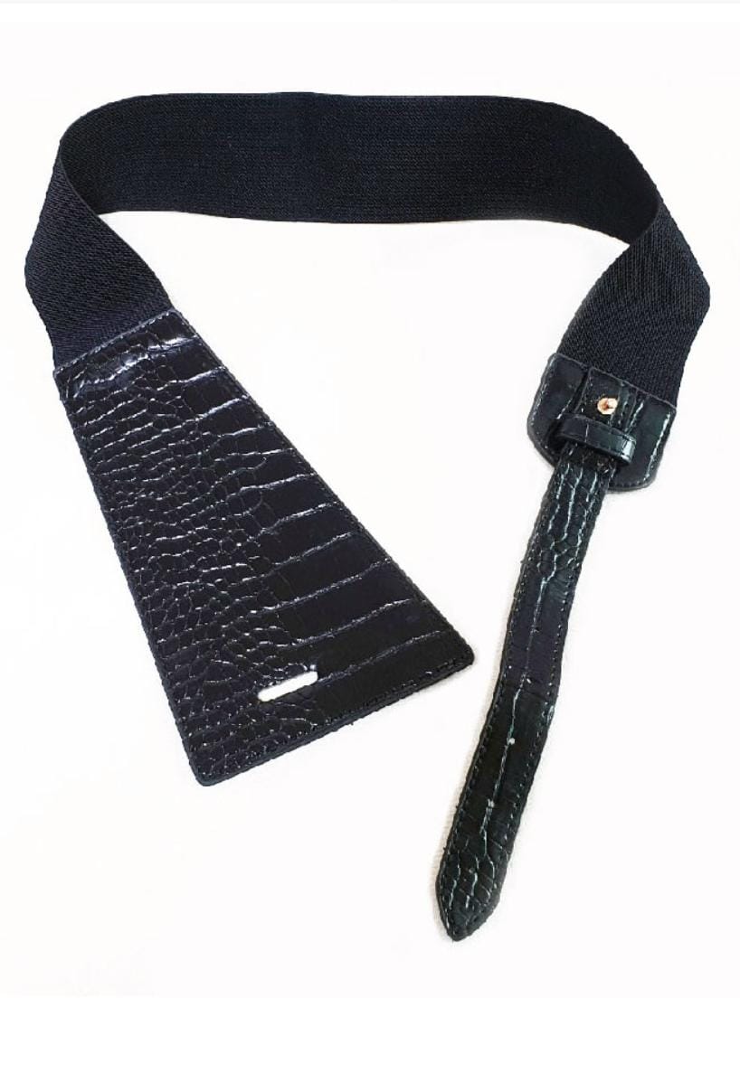Cinturón negro cocodrilo
