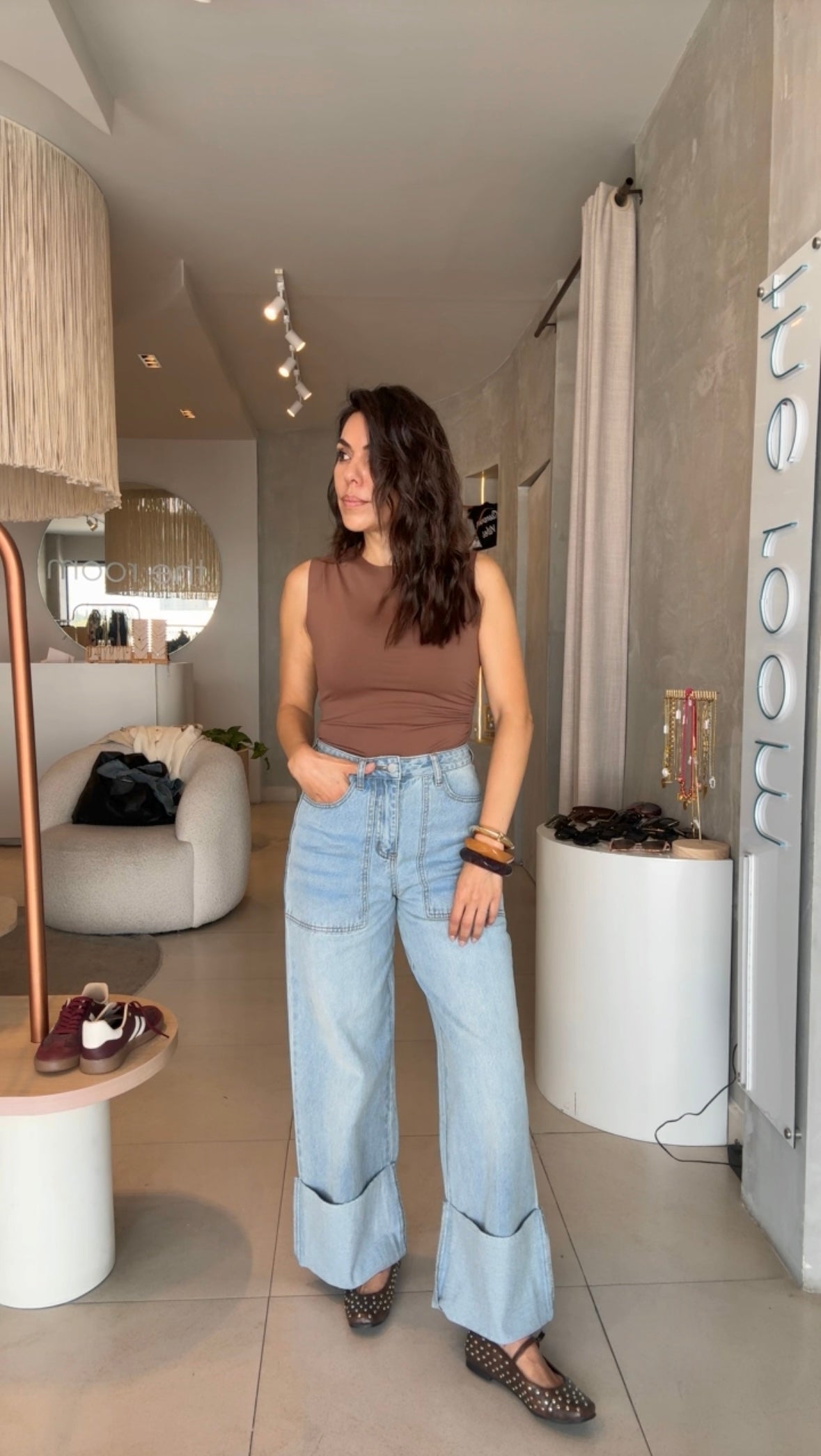 Jeans high waisted wide leg