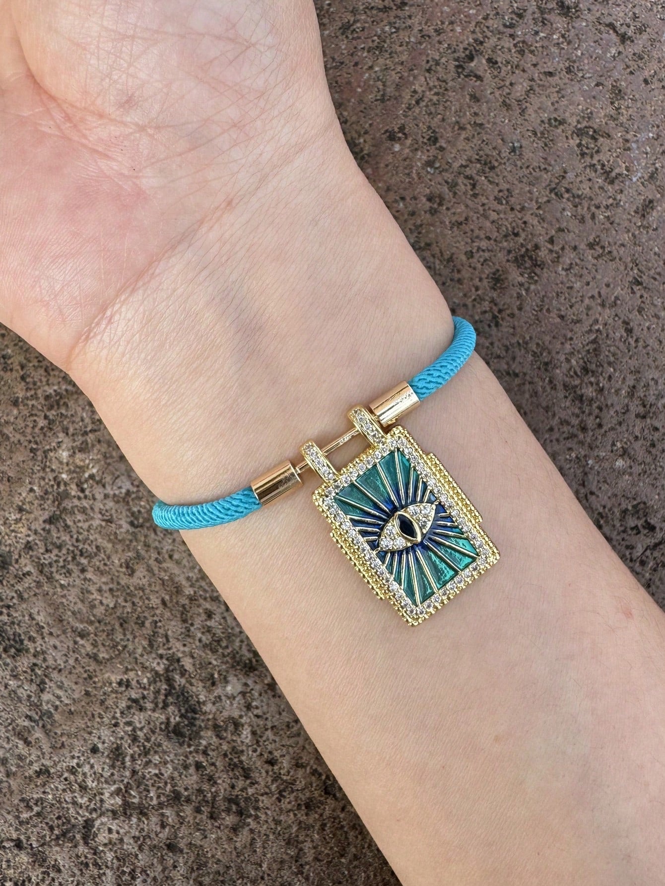 Pulsera turquesa ojo