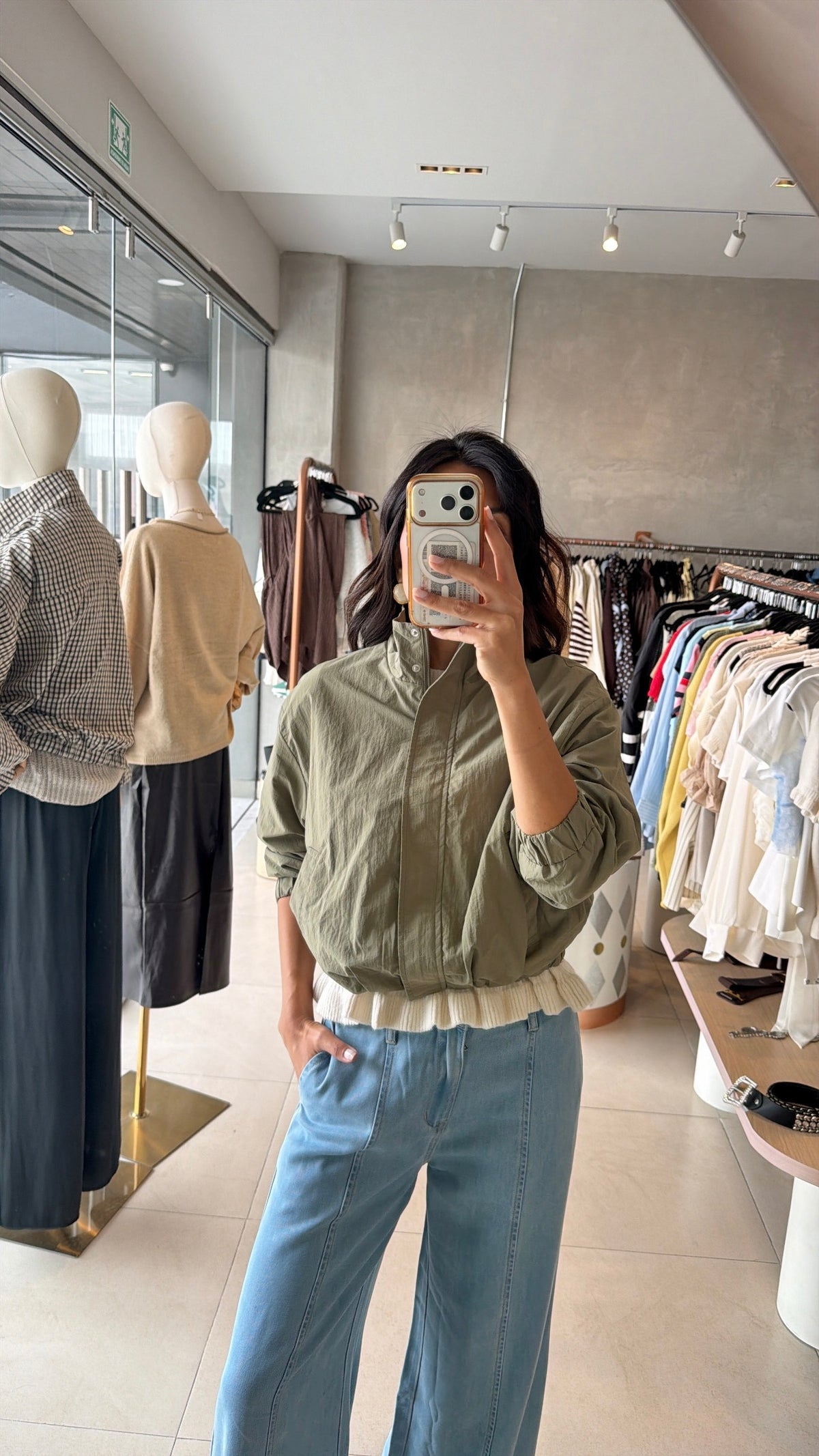 Trench coat verde