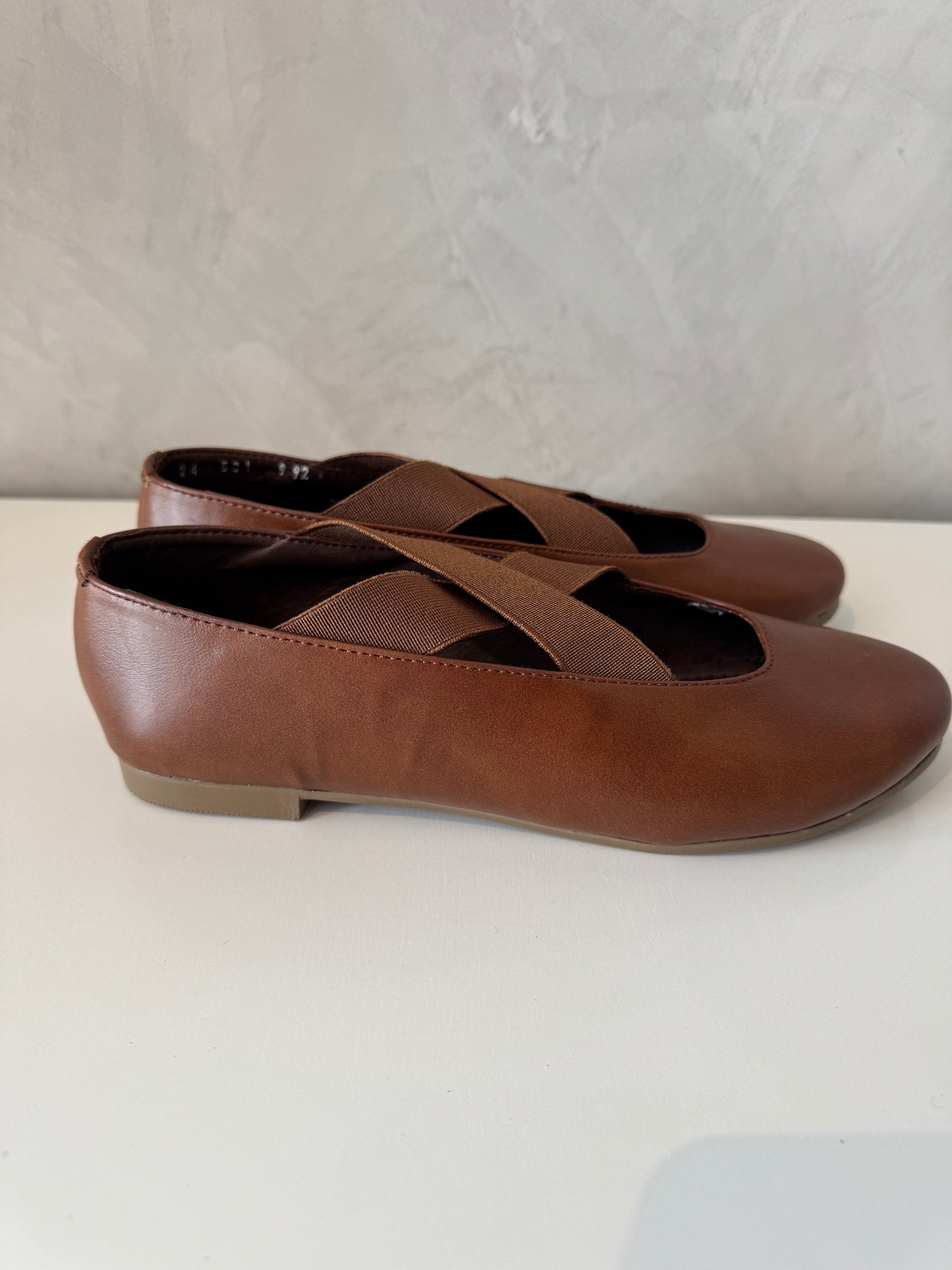 Zapatos Hellen coñac