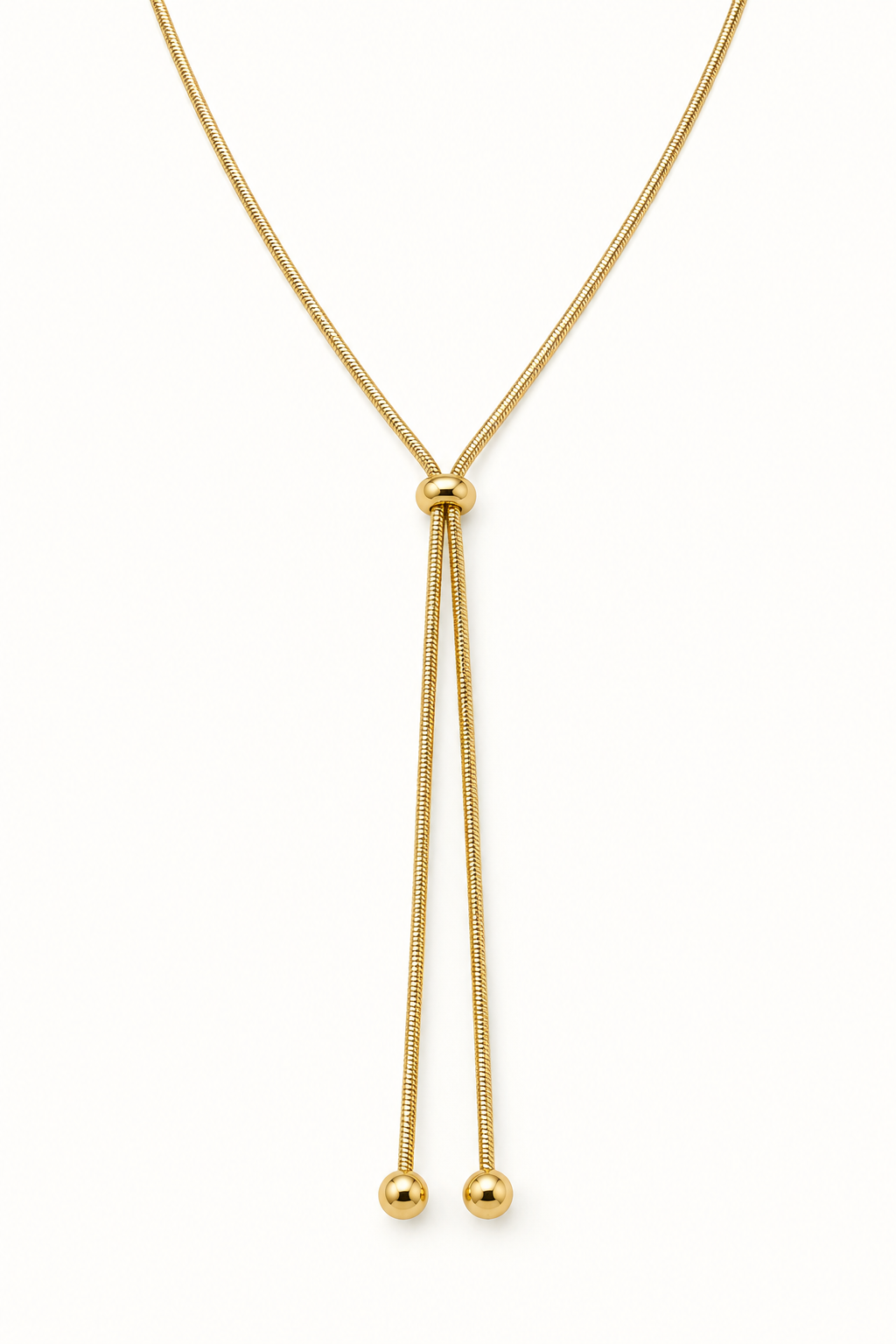 Collar corbatín dorado