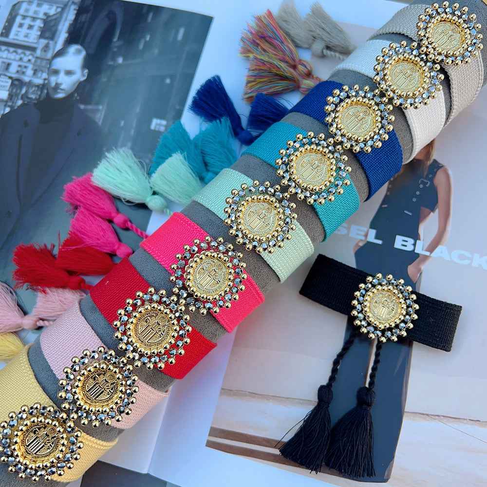 Pulsera San Benito medalla
