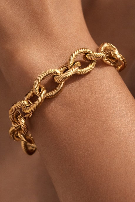 Pulsera cadena gruesa