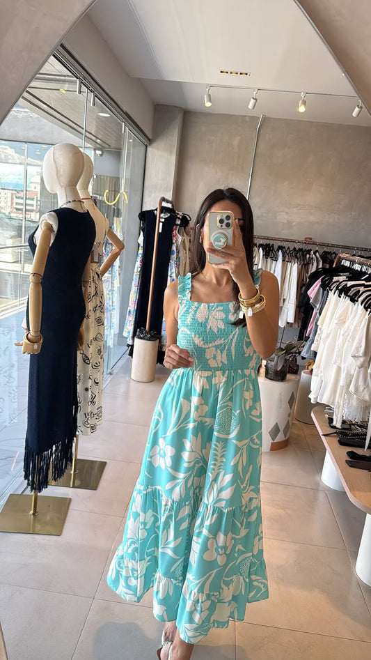 Maxi vestido Aqua