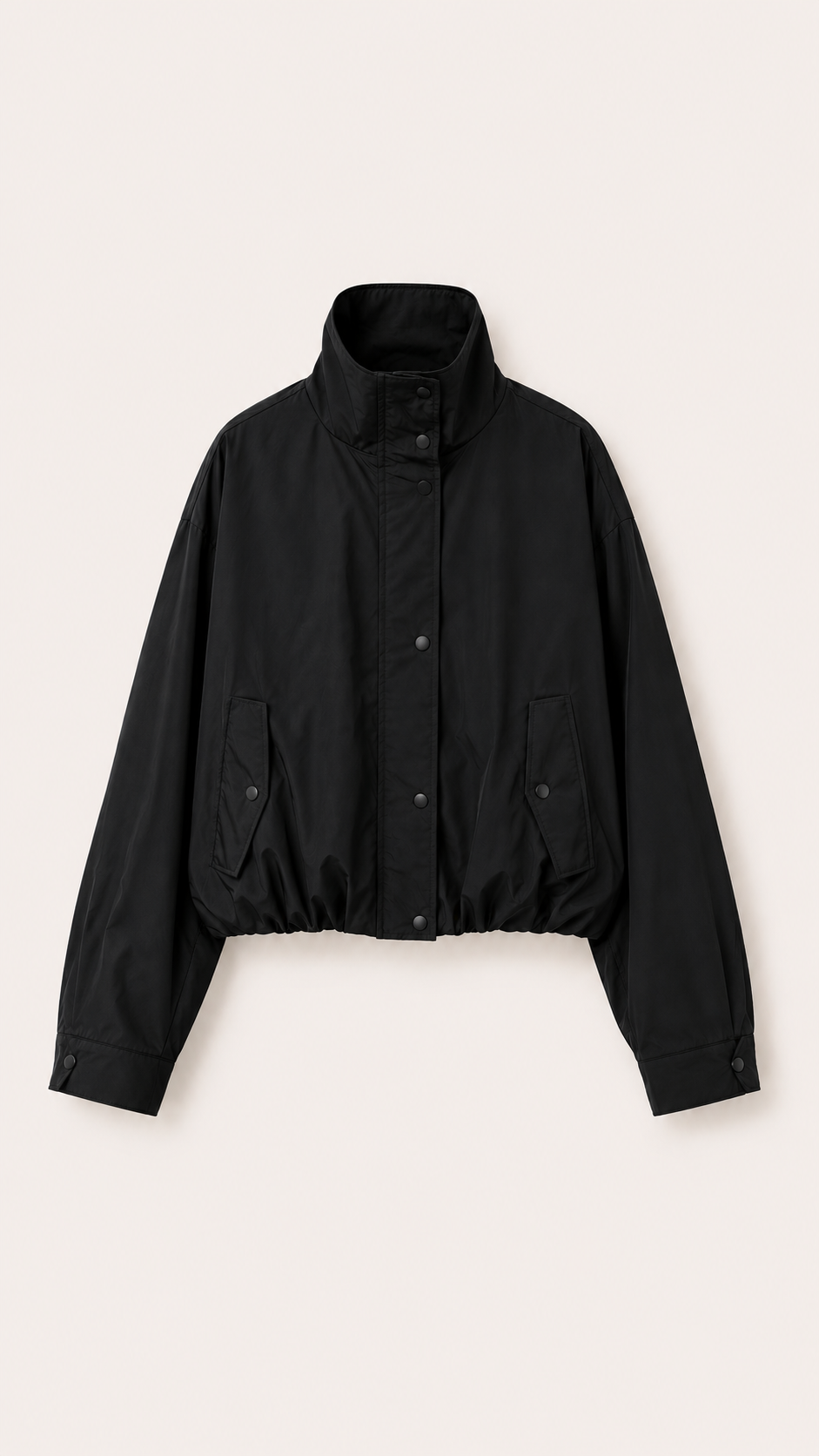 Chaqueta funnel neck negra (copia)