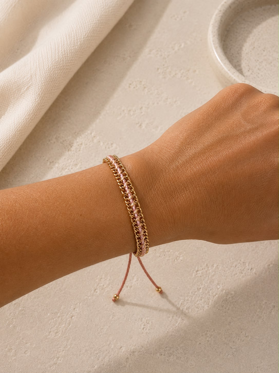 Pulsera Athena rosa