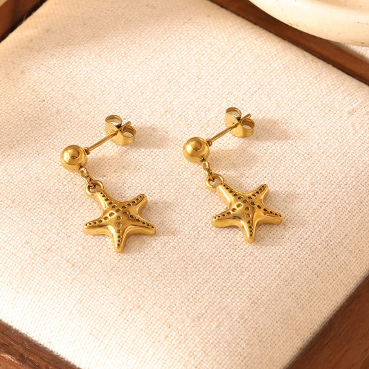 Aretes estrella de mar