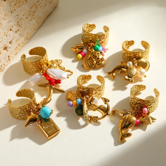 Anillo charms colores