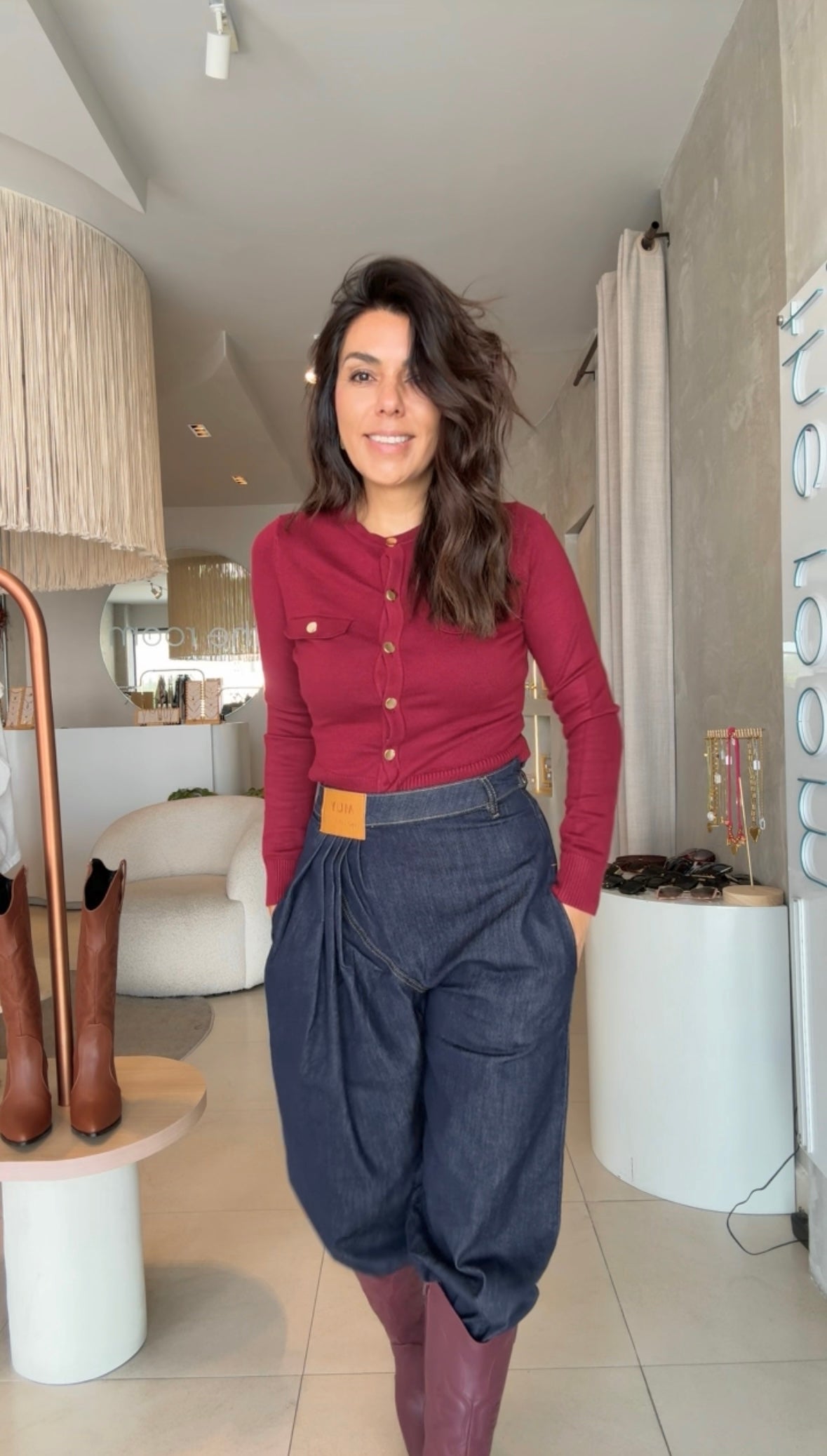 Suéter vino botones