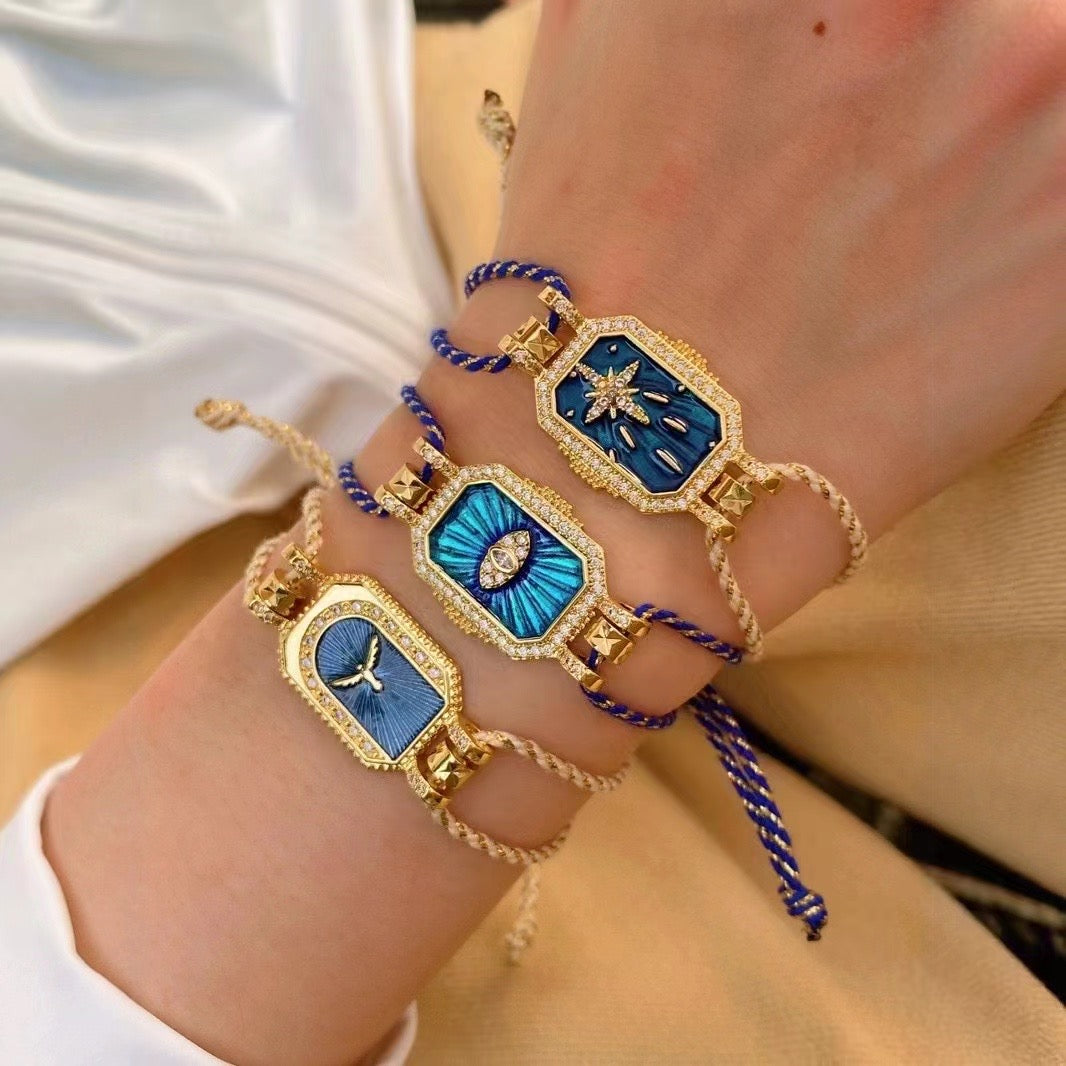 Pulsera azul paloma
