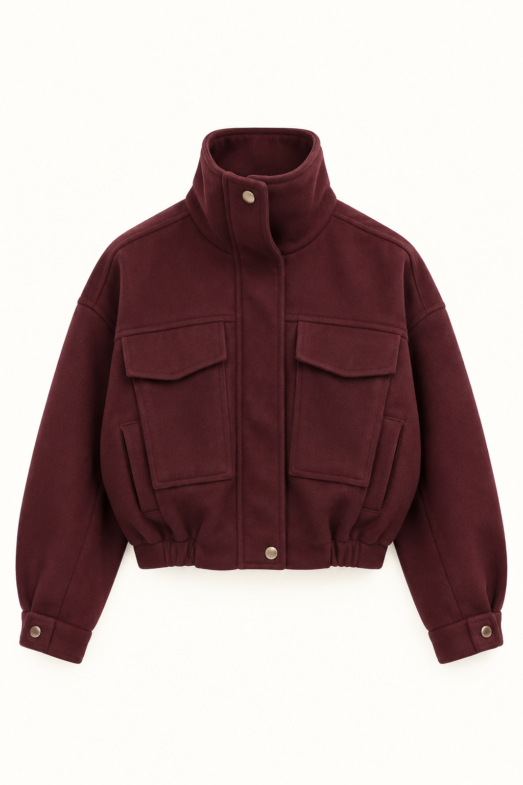 Chamarra bomber vino