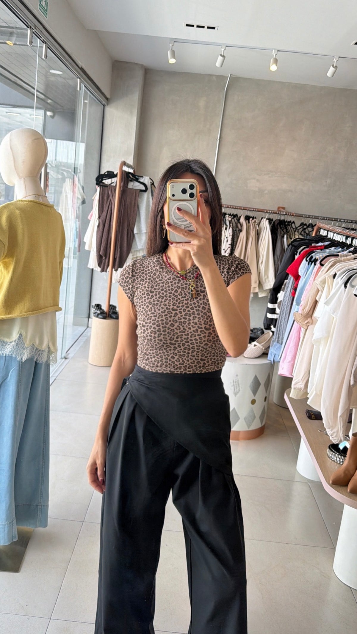 Top animal print