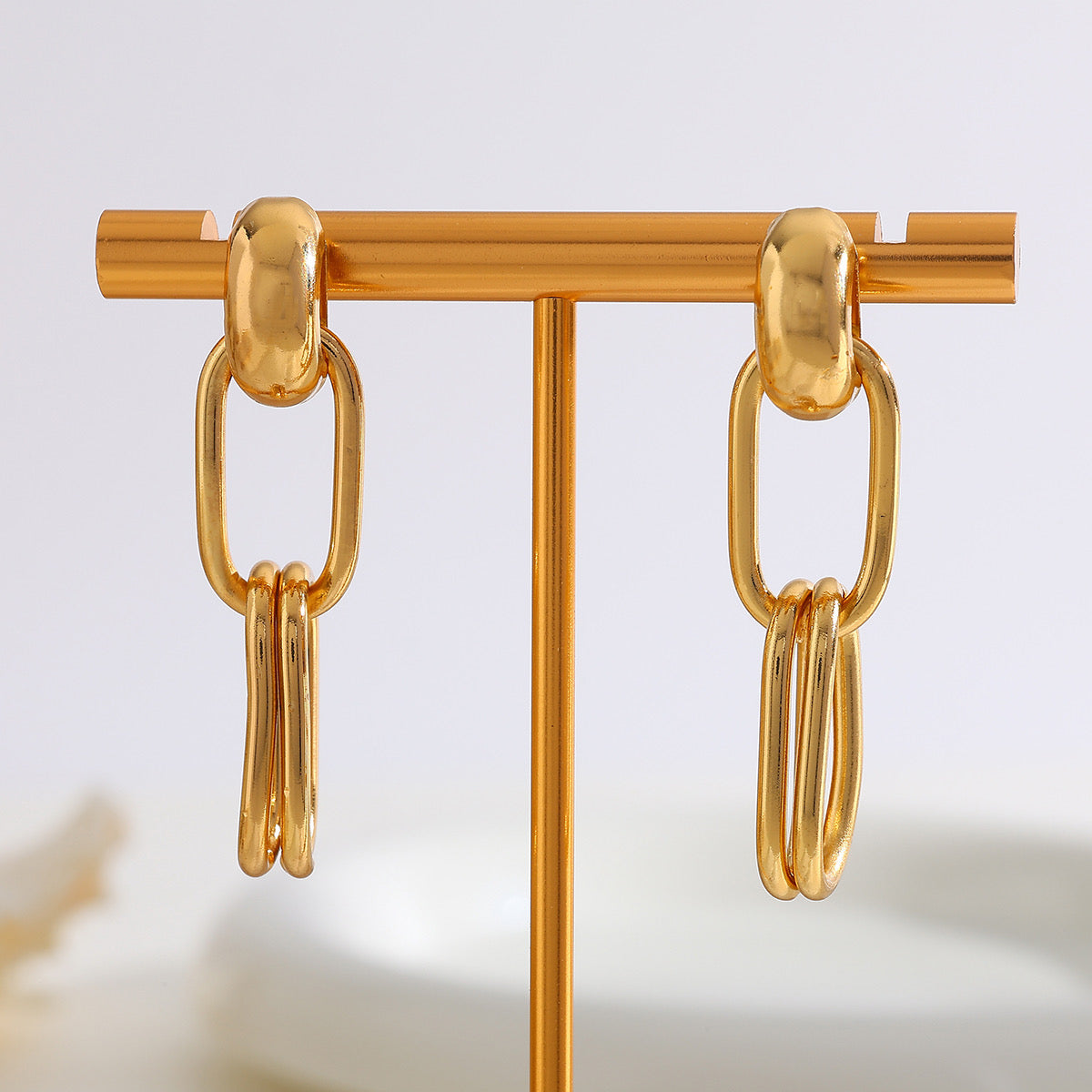 Aretes eslabones