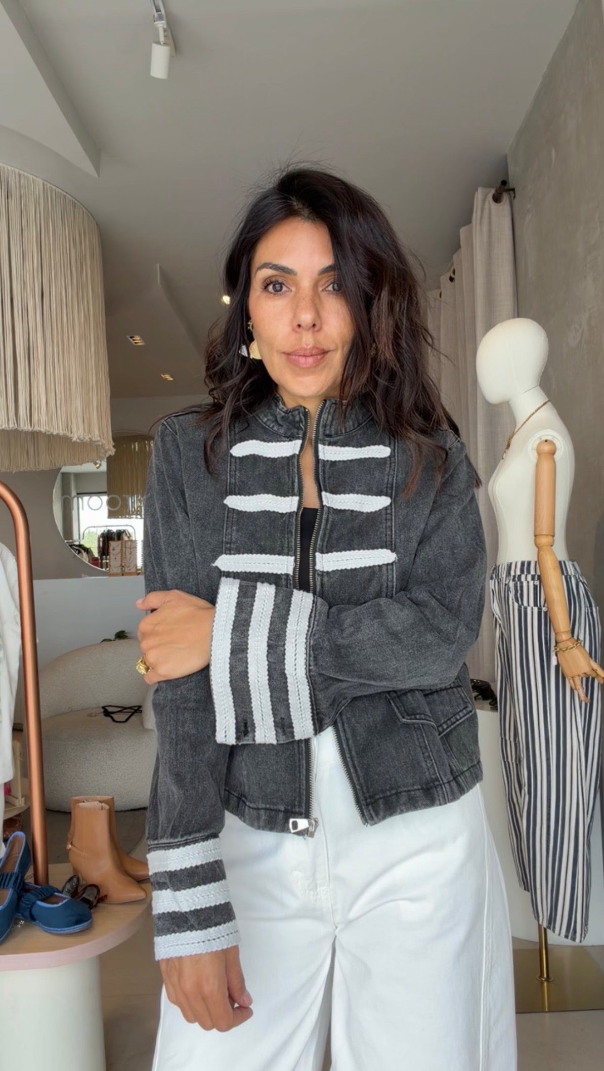 Chaqueta negra Napoleón