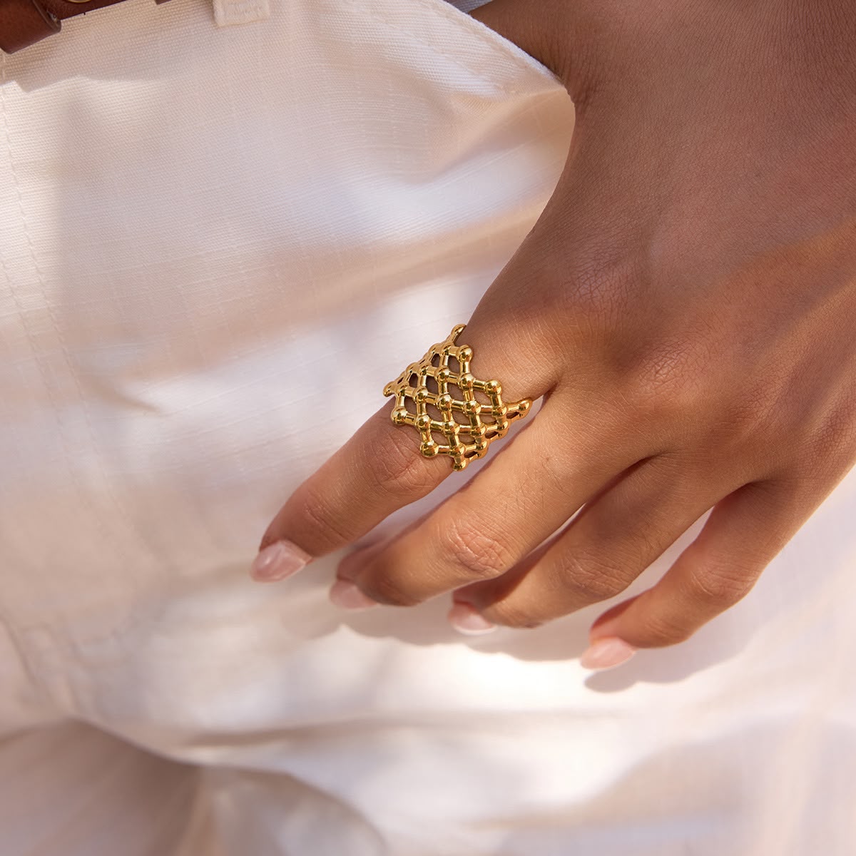 Anillo nido de abeja