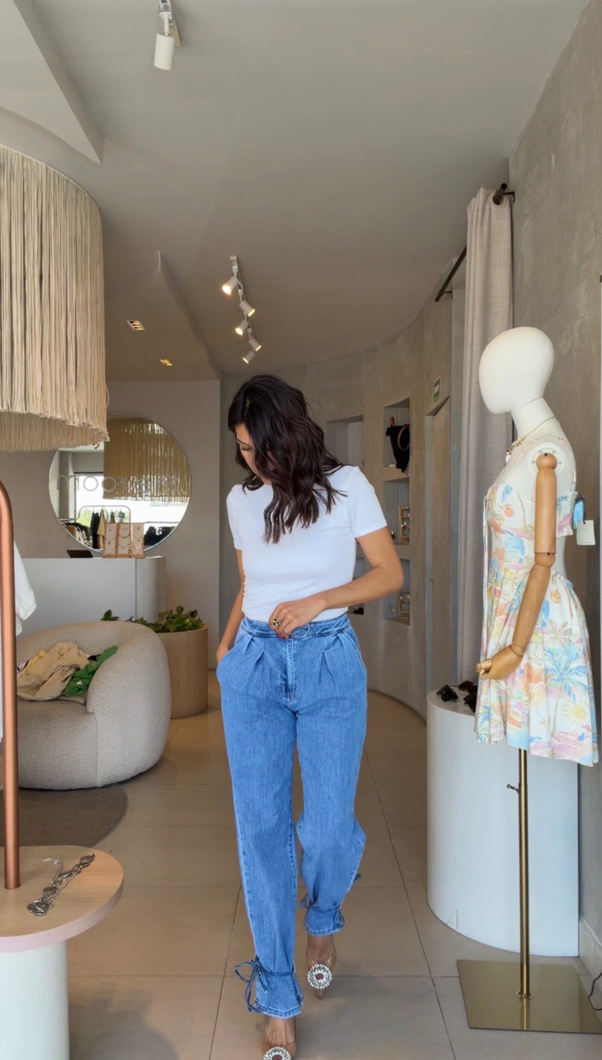 Jeans denim balloon