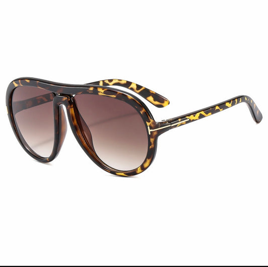 Lentes aviator cafe con negro