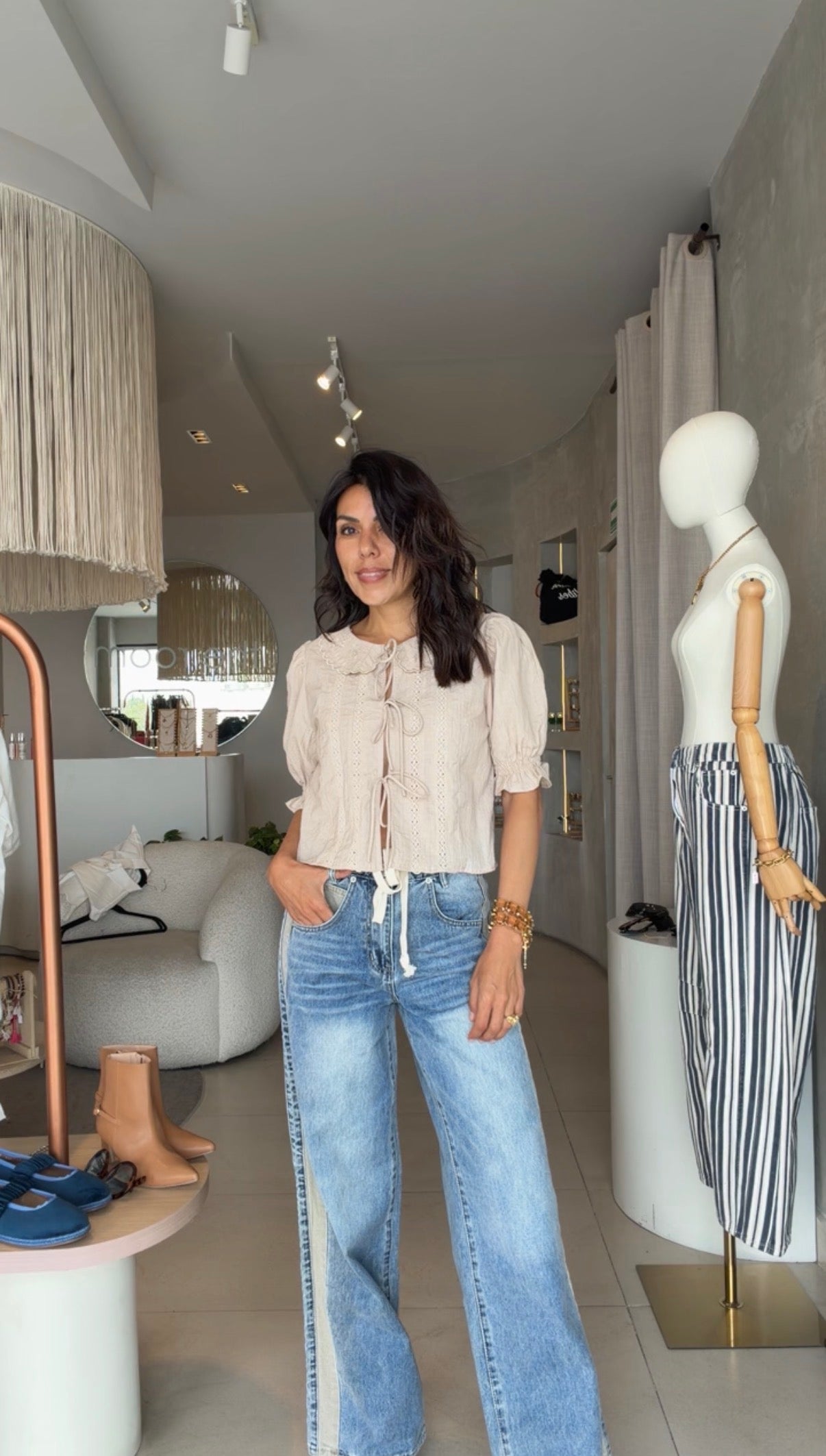 Jeans stripes