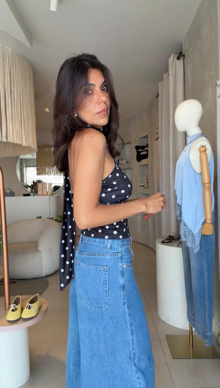 Top negro polka