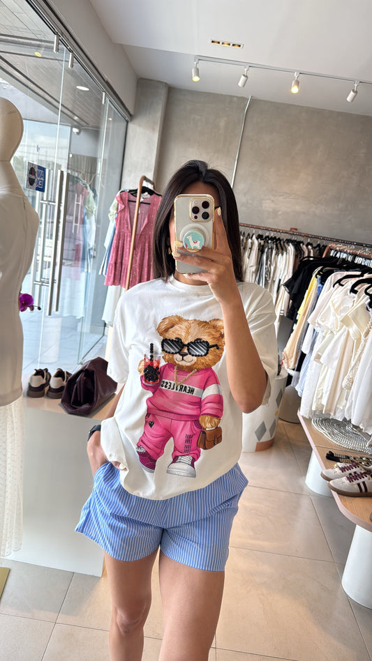 Short pj rayas azules