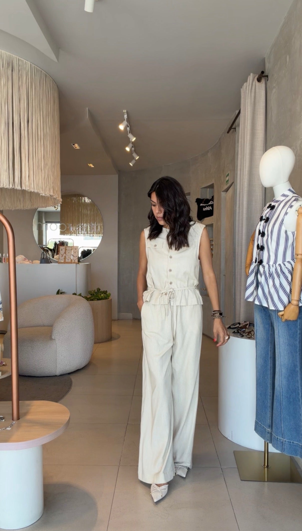 Jumpsuit beige