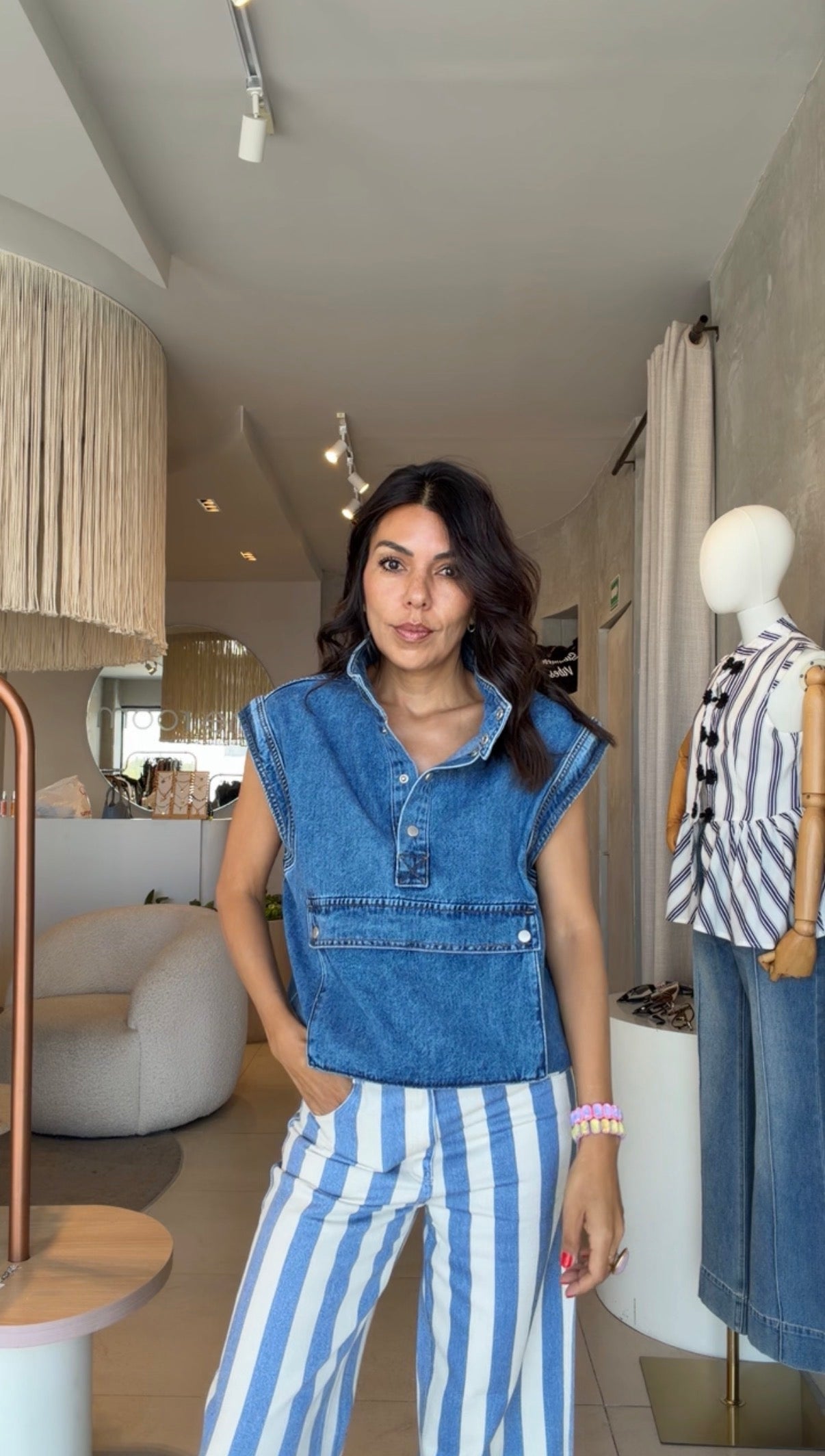 Chaleco denim