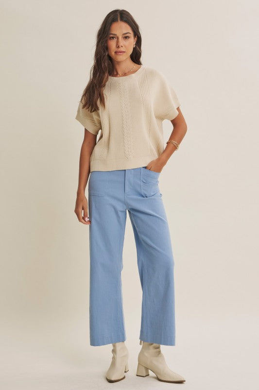 Pantalón azul bolsillos