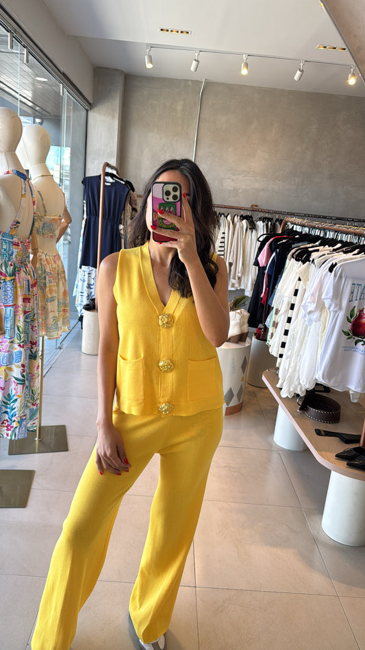 Set amarillo botones