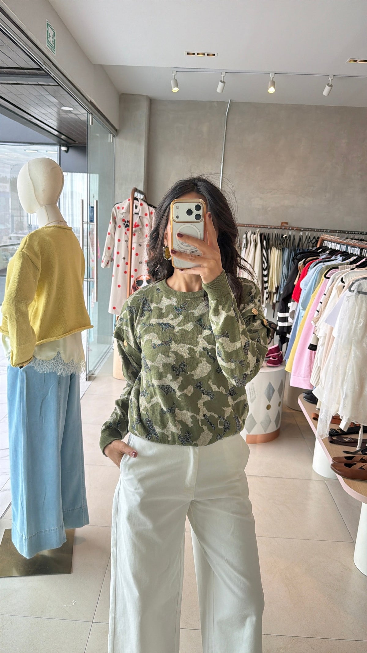 Suéter camo