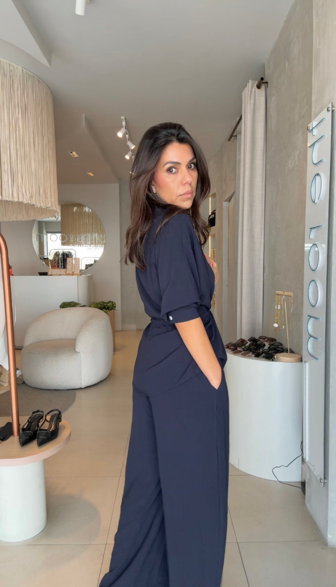 Set azul marino
