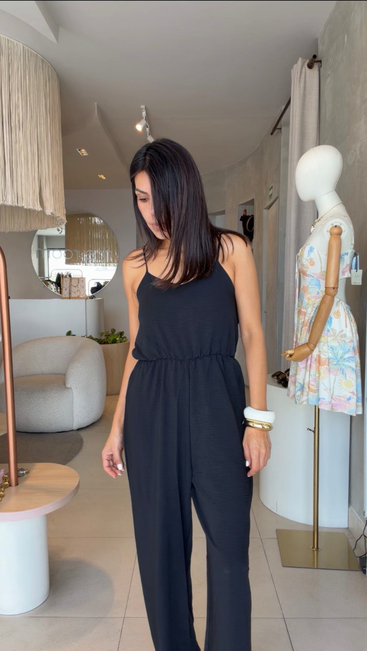 Jumpsuit negro tirantes