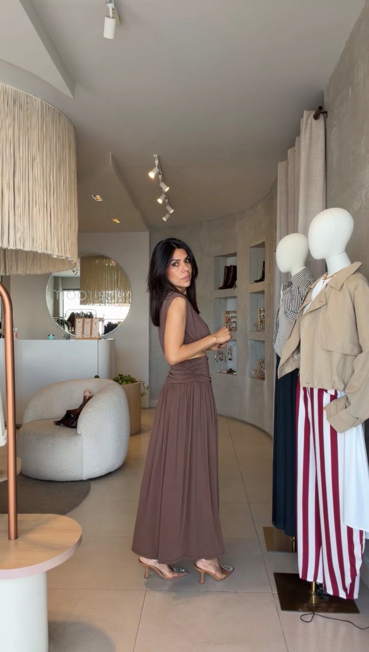 Set café top y falda