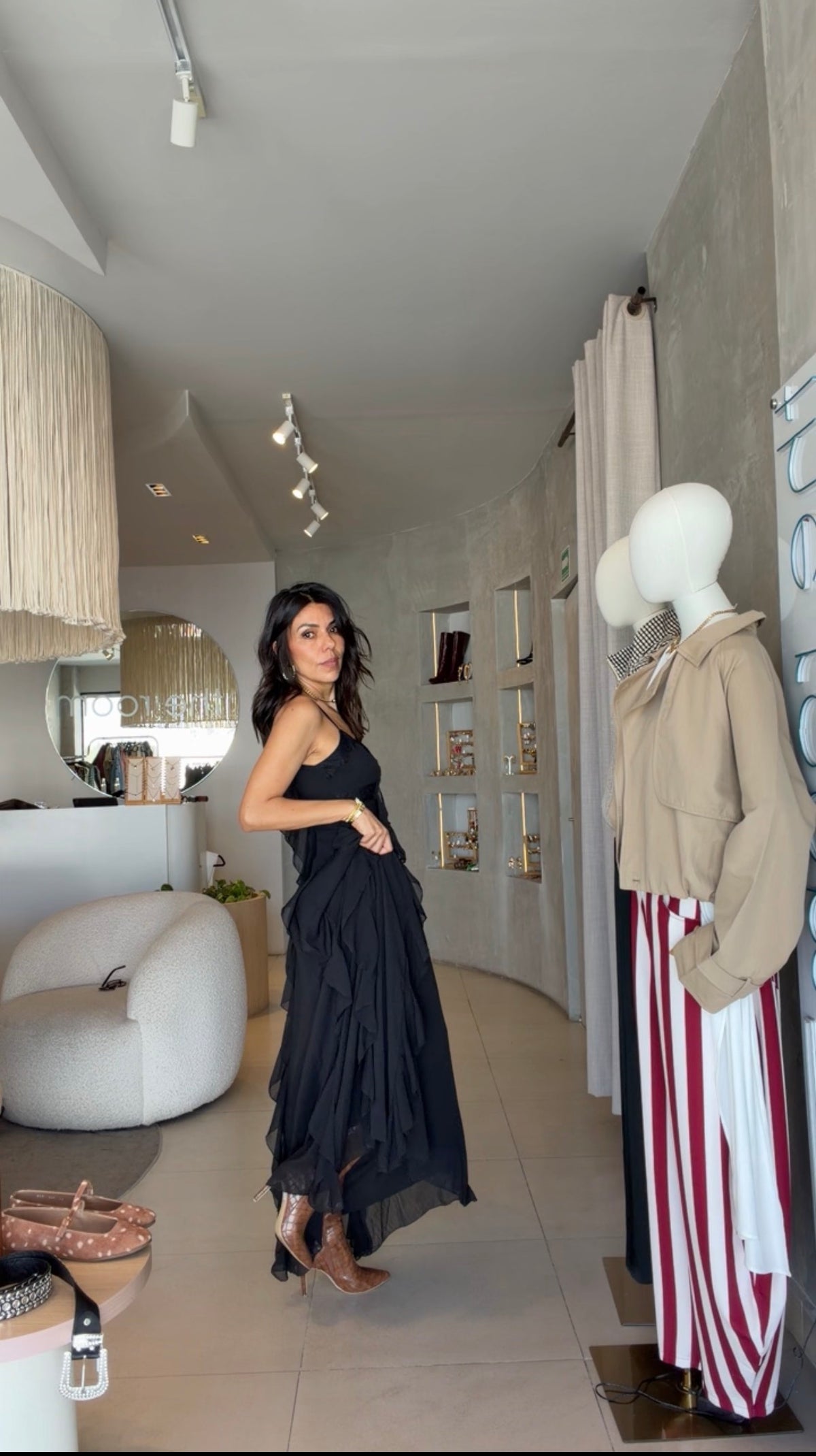 Vestido boho negro
