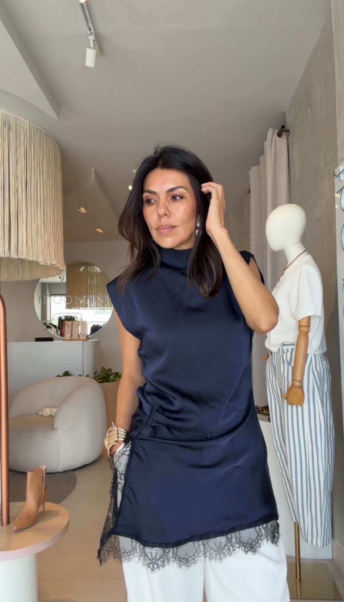 Vestido azul marino