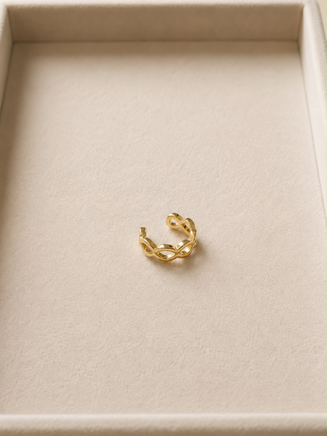 Earcuff trenzado