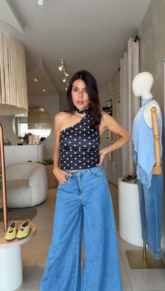Top negro polka