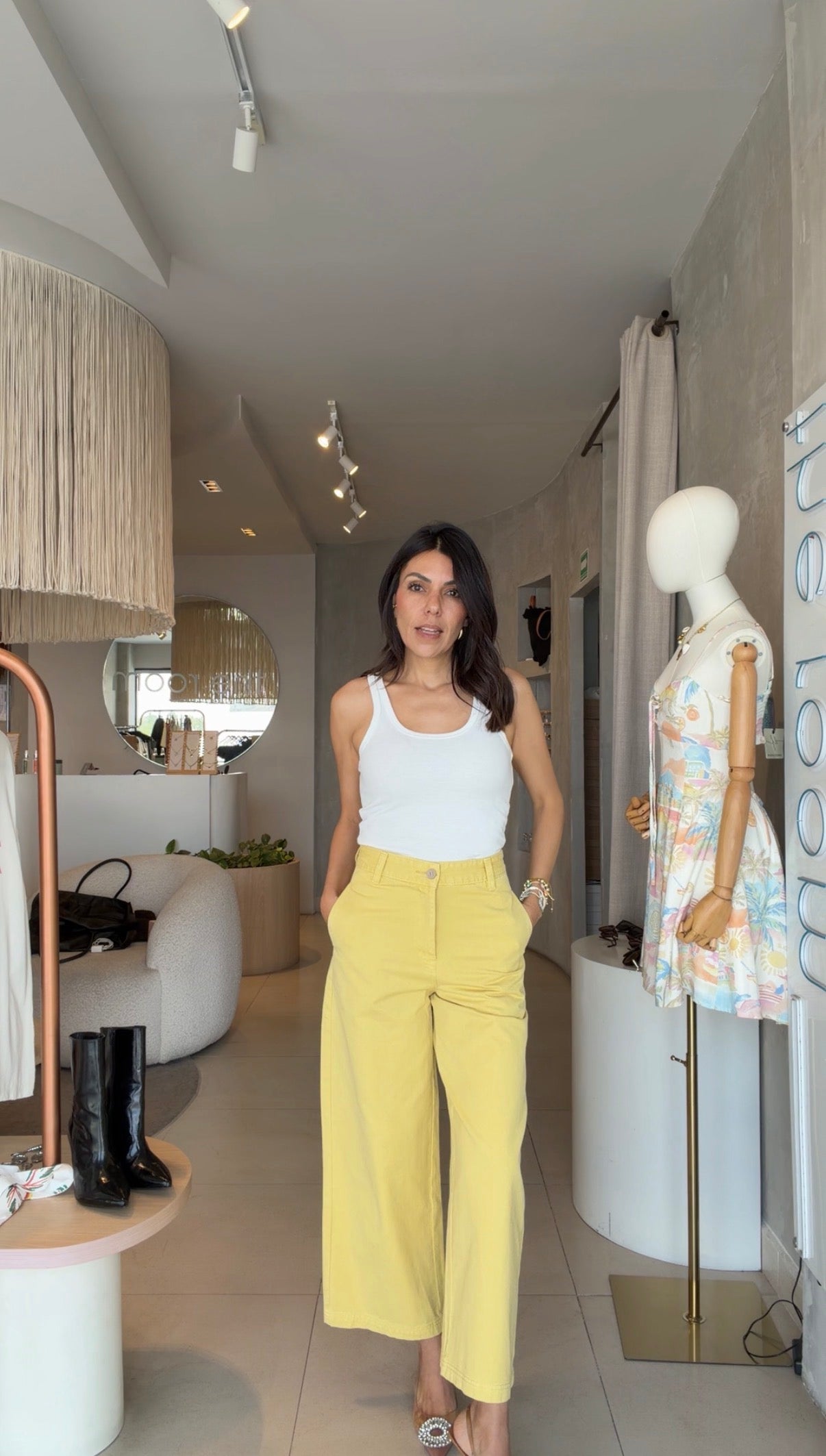 Jeans amarillos