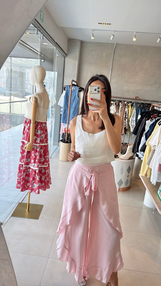 Pantalón rosa pareo