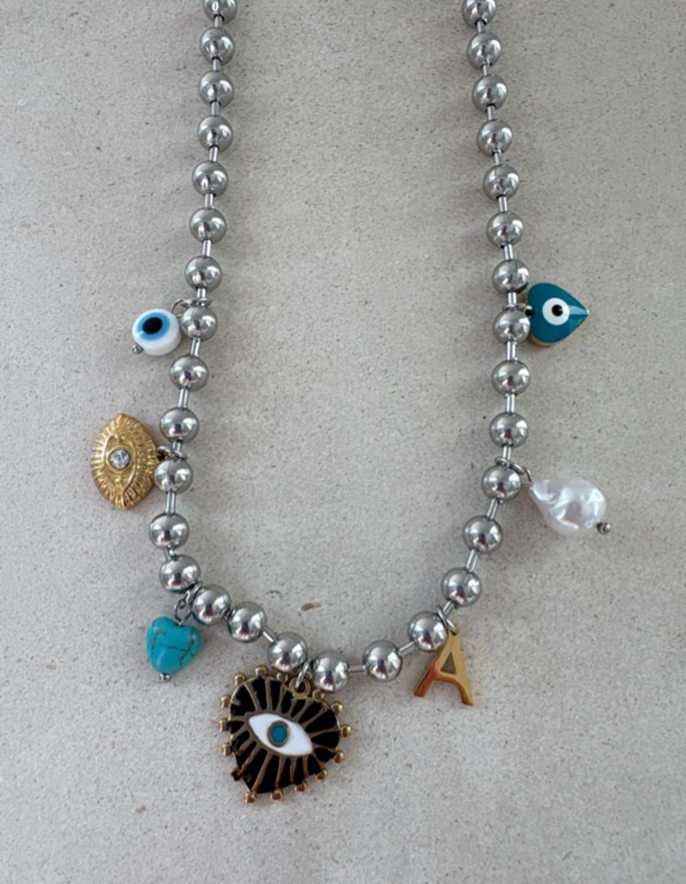 Collar Charms plata