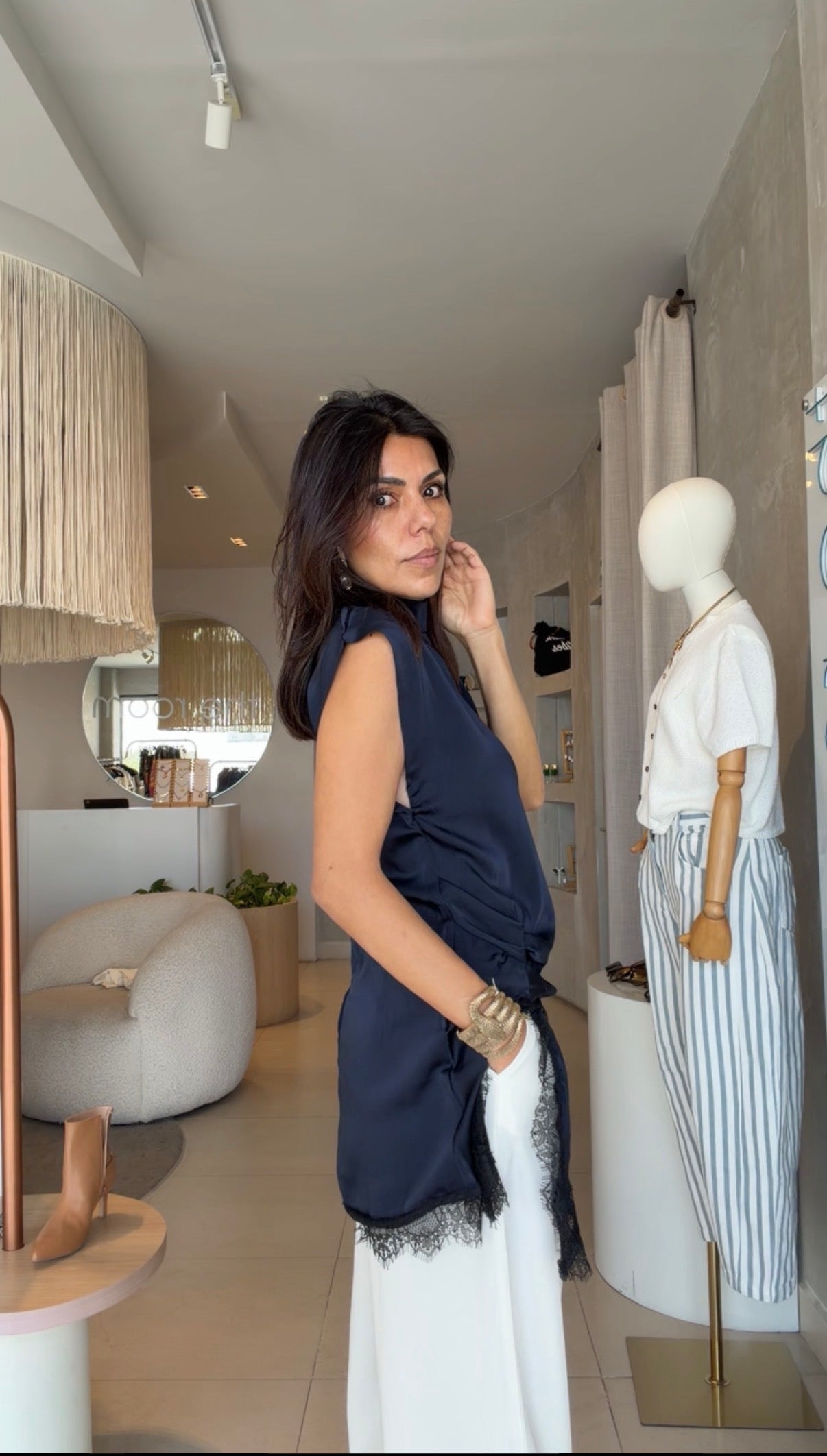 Vestido azul marino