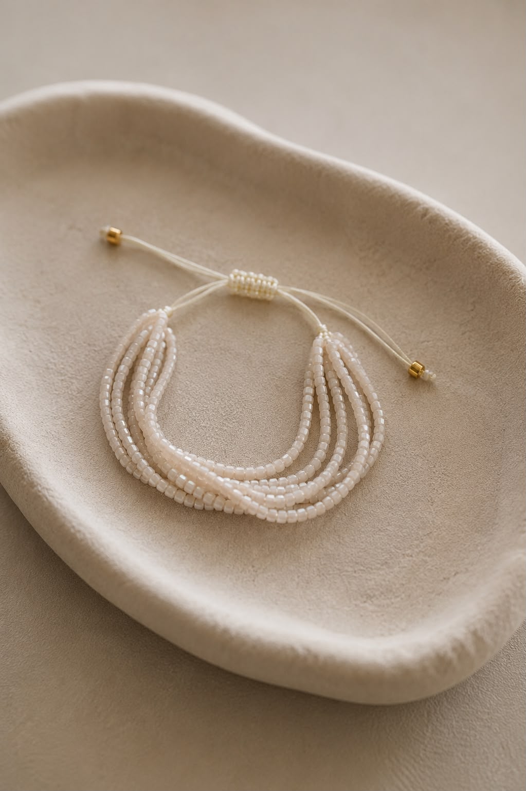 Pulsera piedras blanca