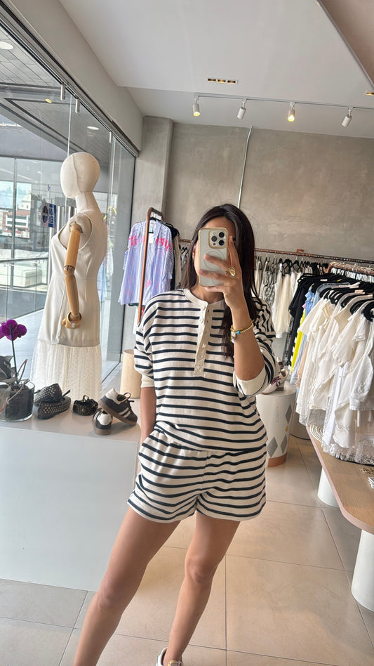 Set short y sudadera