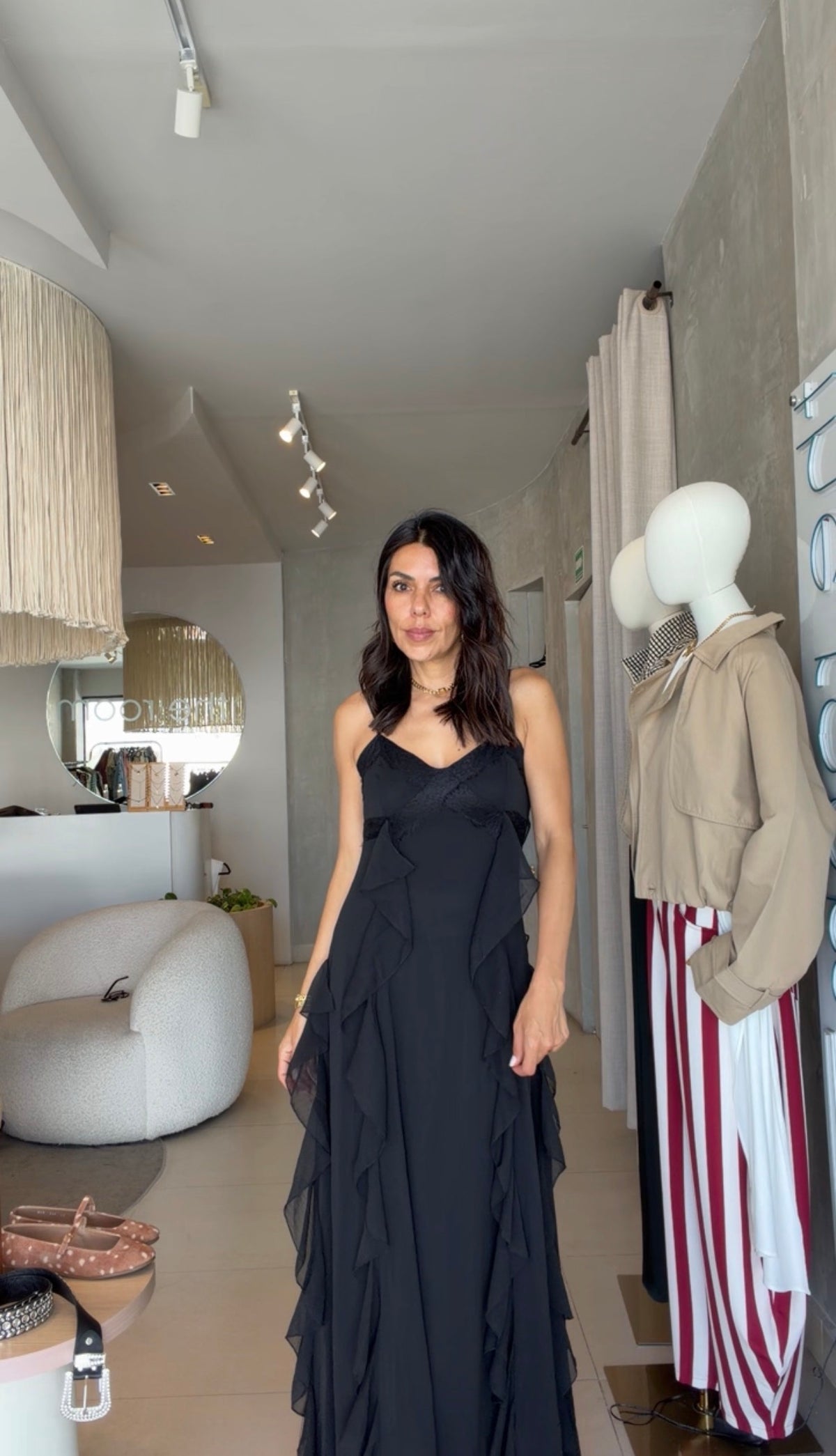 Vestido boho negro